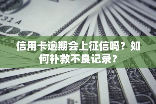 济南信用卡逾期会上征信吗？如何补救不良记录？