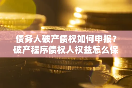 济南债务人破产债权如何申报？破产程序债权人权益怎么保障？