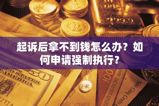 济南起诉后拿不到钱怎么办？如何申请强制执行？