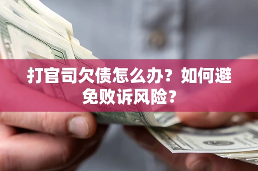 济南打官司欠债怎么办？如何避免败诉风险？