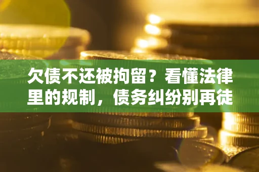 济南欠债不还被拘留？看懂法律里的规制，债务纠纷别再徒劳奔波
