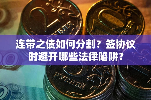 济南连带之债如何分割？签协议时避开哪些法律陷阱？