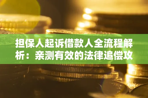 济南担保人起诉借款人全流程解析：亲测有效的法律追偿攻略