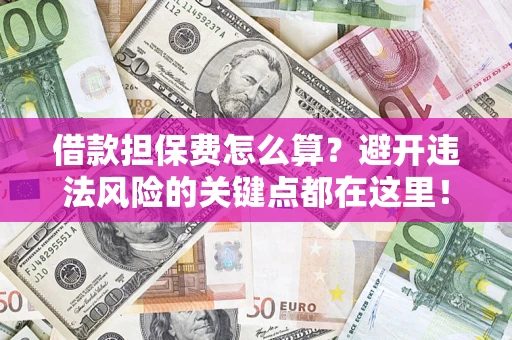 济南借款担保费怎么算？避开违法风险的关键点都在这里！