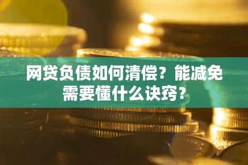 济南网贷负债如何清偿？能减免需要懂什么诀窍？