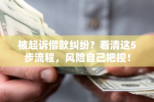 济南被起诉借款纠纷？看清这5步流程，风险自己把控！